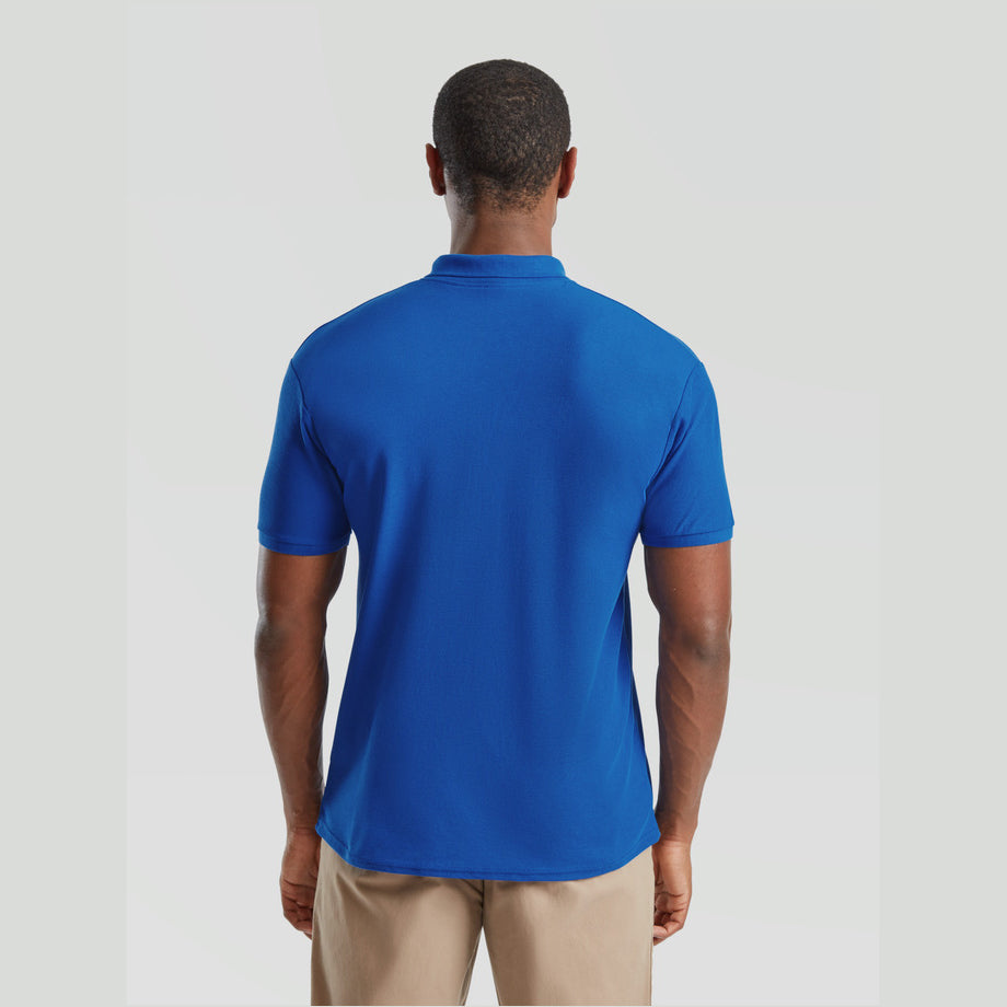 Fruit of the Loom - Piqué Polo - T-Shirt - Royal Blue