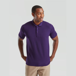 Fruit of the Loom - Piqué Polo - T-Shirt - Purple