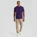 Fruit of the Loom - Piqué Polo - T-Shirt - Purple