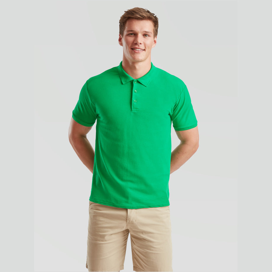 Fruit of the Loom - Piqué Polo - T-Shirt - Kelly Green