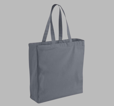 Westford Mill - Canvas Classic Shopper - Shopper Mulepose - WM108 - Med Eget Logo