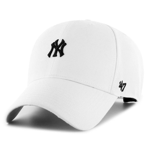 47 Brand MLB NY Yankees Base Runner Snap Snapback White Hvid B-BRMPS17WBP-WHA