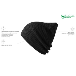 Atlantis Brad Recycled Beanie Black Sort AT122