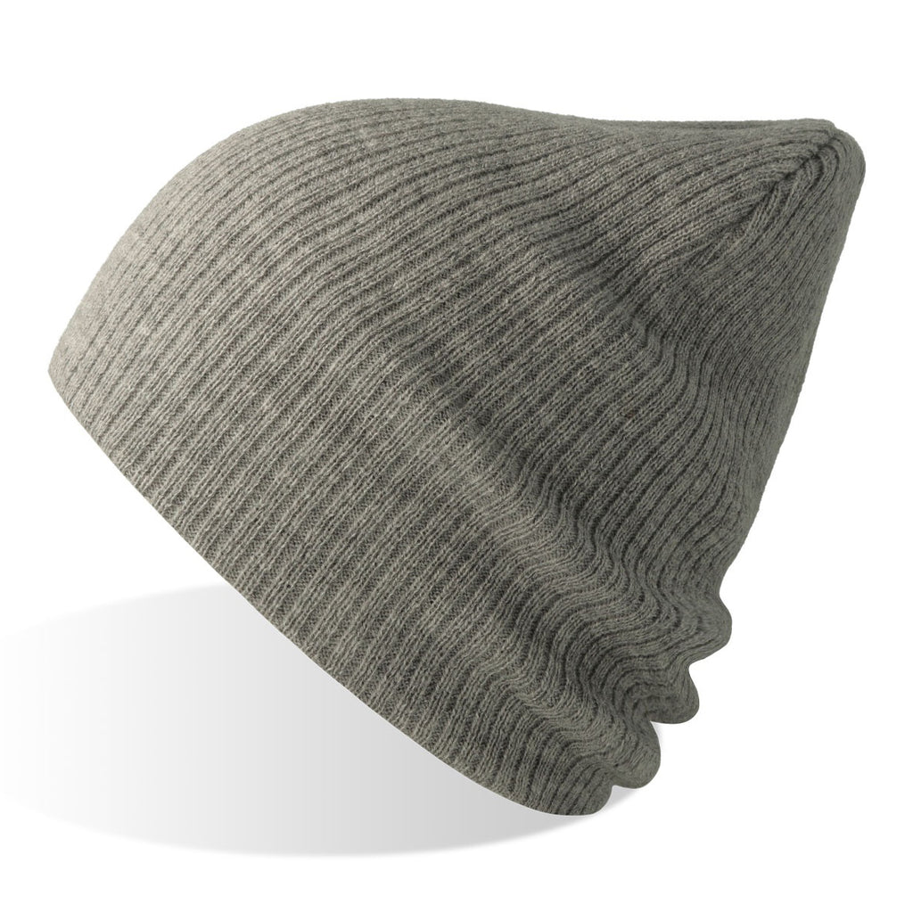 Atlantis Brad Recycled Beanie Light Grey Melange Grå AT122