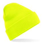 Beechfield Junior Original Cuffed Beanie Fluorescent Yellow Gul CB45B