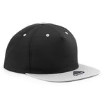 Beechfield 5 Panel Contrast Snapback Black Grey Sort Grå CB610C