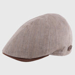 MJM Hats Broker Sixpence Flat Cap Beige 1734242700