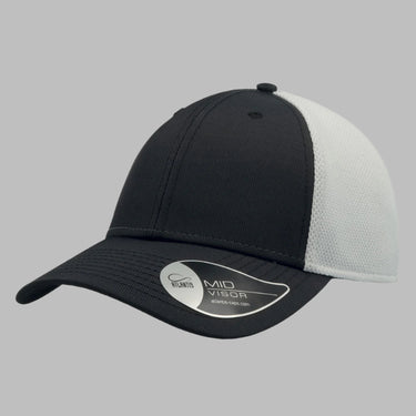 Atlantis Campus Mesh Cap Adjustable Black White Sort Hvid AT669