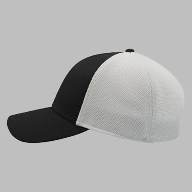 Atlantis Campus Mesh Cap Adjustable Black White Sort Hvid AT669
