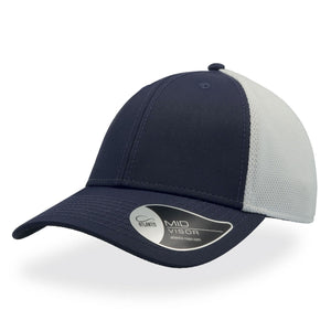 Atlantis Campus Mesh Cap Adjustable Navy White Blå Hvid AT669