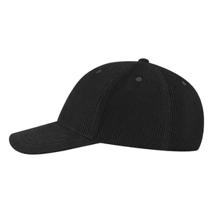 Atlantis Cordy Cap Recycled Adjustable Black Sort AT418