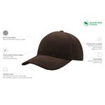 Atlantis Cordy Cap Recycled Adjustable Brown Brun AT418