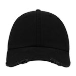 Atlantis Dad Hat Destroyed Adjustable Black Sort AT664