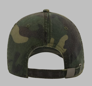 Atlantis Dad Hat Destroyed Adjustable Camouflage Grøn AT664