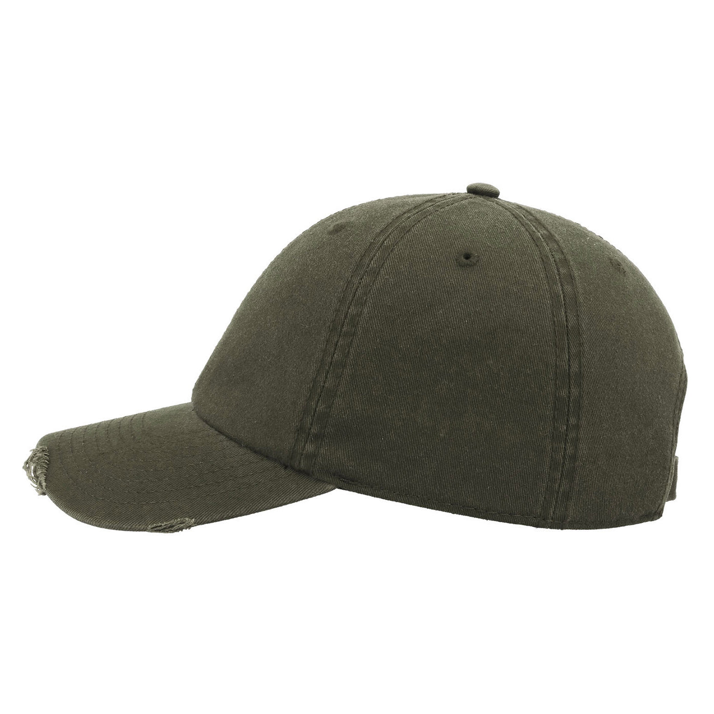 Atlantis Dad Hat Destroyed Adjustable Olive Grøn AT664