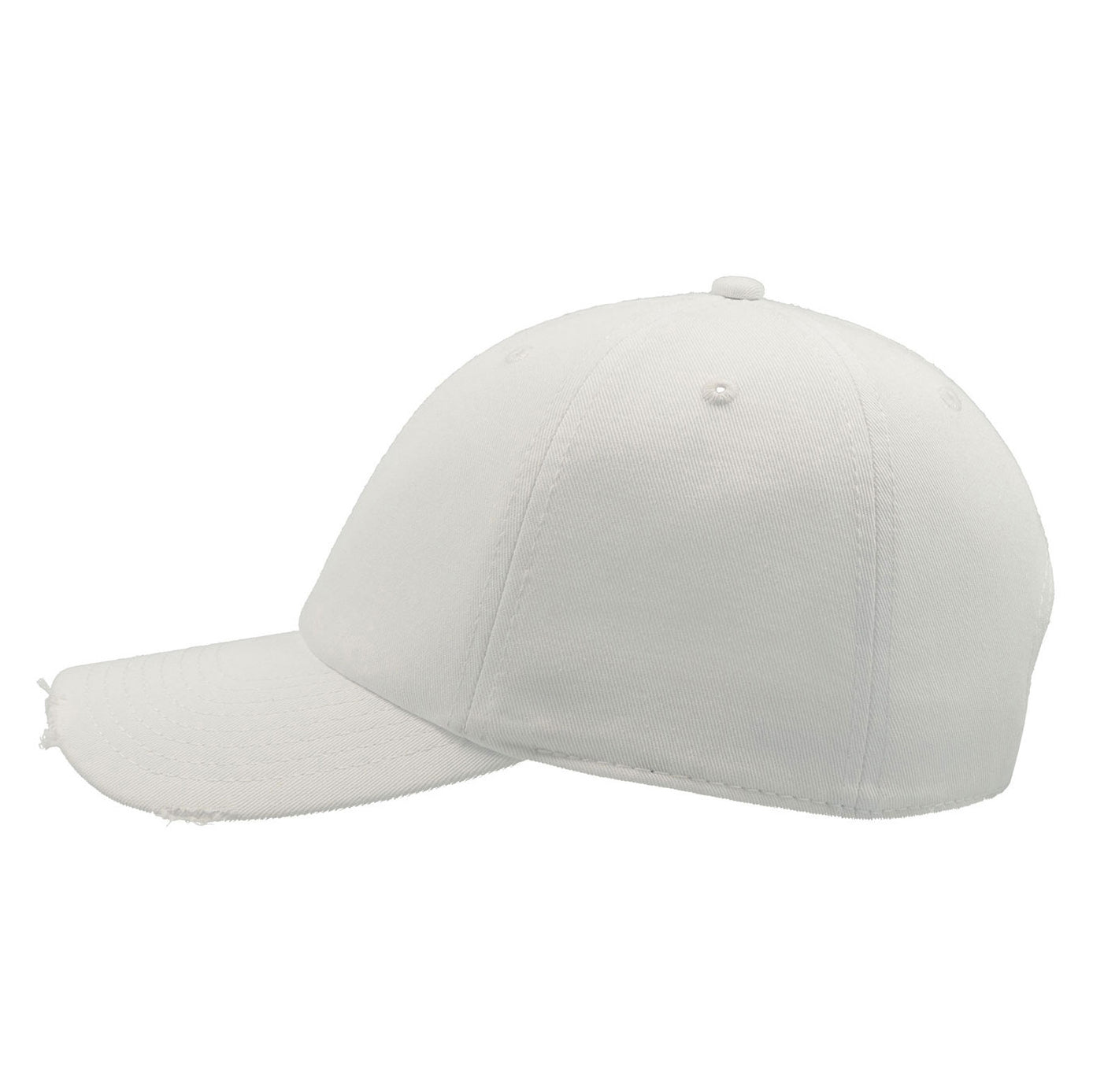 Atlantis Dad Hat Destroyed Adjustable White Hvid AT664