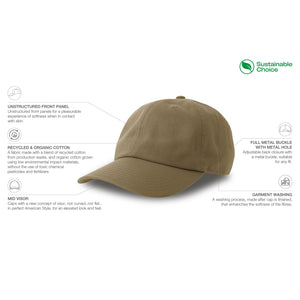 Atlantis Dad HatS Adjustable Khaki Brun AT681