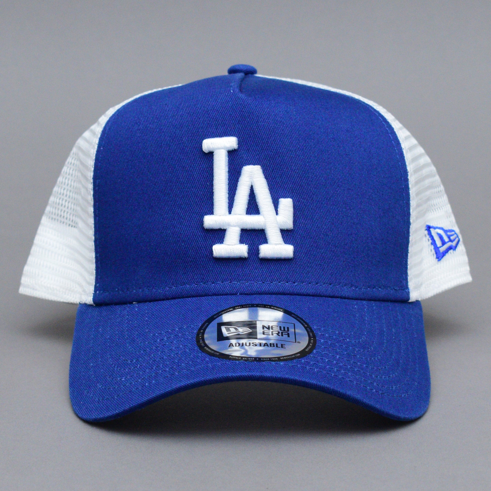 New Era MLB Los Angeles LA Dodgers Clean Trucker Snapback Blue White Blå Hvid 11405497
