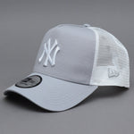 New Era MLB NY Yankees Clean 2 Trucker Snapback Grey White Grå Hvid 11588490