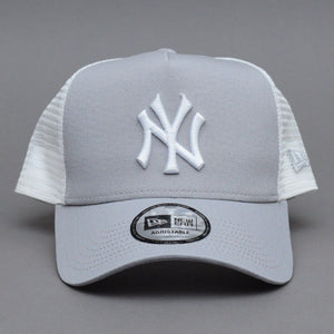 New Era MLB NY Yankees Clean 2 Trucker Snapback Grey White Grå Hvid 11588490