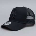 New Era MLB New York NY Yankees Clean Trucker Snapback Black Black Sort 11579474
