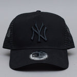 New Era MLB New York NY Yankees Clean Trucker Snapback Black Black Sort 11579474