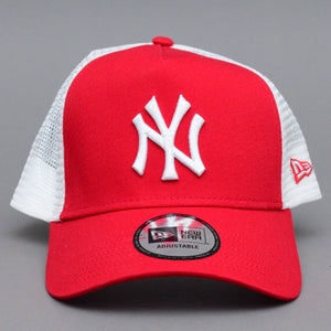 New Era MLB New York NY Yankees A Frame Trucker Snapback Red White Rød Hvid 11588488