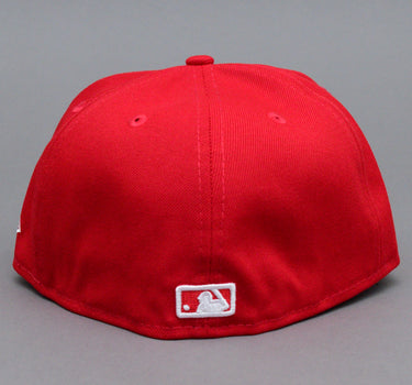 New Era MLB Los Angeles LA Dodgers 59Fifty Essential Fitted Scarlet Red White Rød Hvid 10047498