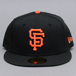New Era MLB San Francisco Giants 59Fifty Authentic Fitted Black Orange Sort 12572838