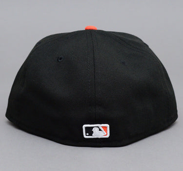 New Era MLB San Francisco Giants 59Fifty Authentic Fitted Black Orange Sort 12572838