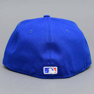 New Era MLB New York NY Mets 59Fifty Authentic Fitted Blue Orange Blå 12572842