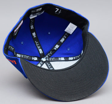 New Era MLB New York NY Mets 59Fifty Authentic Fitted Blue Orange Blå 12572842