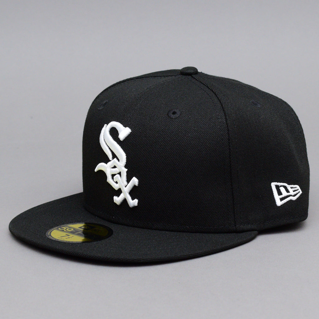 New Era MLB Chicago White Sox 59Fifty Authentic Fitted Black White Sort Hvid 12572845