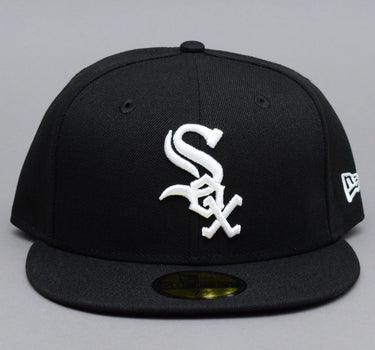 New Era MLB Chicago White Sox 59Fifty Authentic Fitted Black White Sort Hvid 12572845
