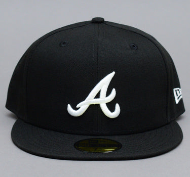 New Era MLB Atlanta Braves 59Fifty Essential Fitted Black Sort 10047487