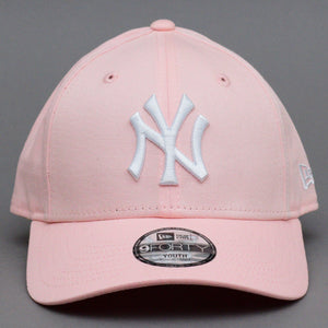 New Era MLB New York NY Yankees 9Forty Youth Kids Børne Caps Adjustable Justerbar Pink White Lyserød Hvid 12745558