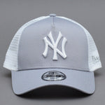 New Era MLB New York NY Yankees A Frame Youth Kids Børne Caps Trucker Snapback Grey White Grå Hvid 12745565