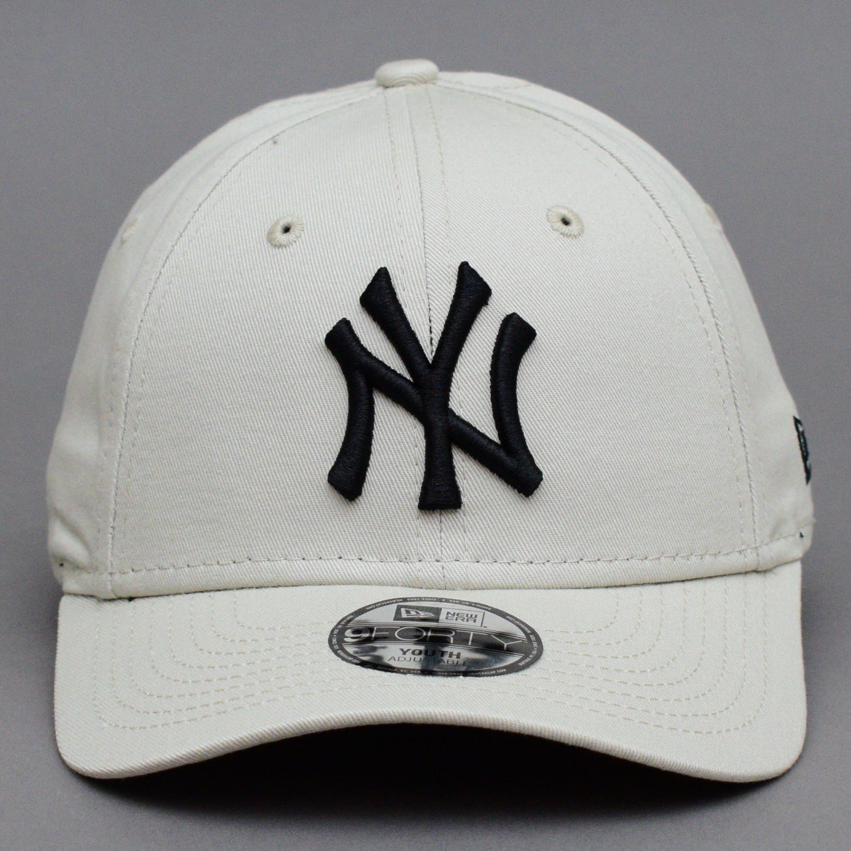 New Era MLB New York NY Yankees Child Kids Børne Caps Adjustable Justerbar Beige Black Sort 12745557