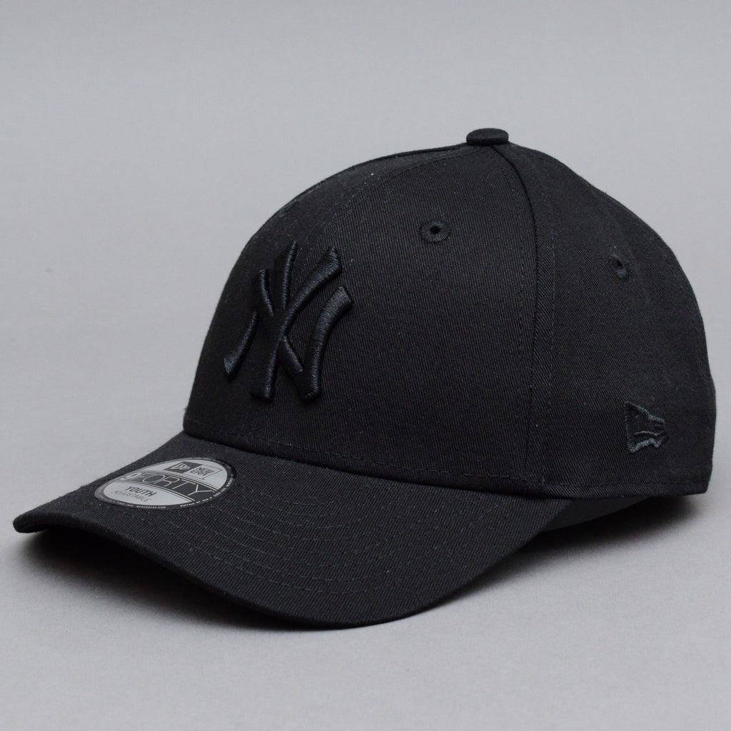 New Era MLB New York NY Yankees 9Forty Essential Child Kids Børne Caps Adjustable Justerbar Black Black Sort 12053099