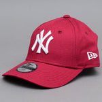 New Era MLB New York NY Yankees 9Forty Child Kids Børne Caps Adjustable Justerbar Maroon White Rød Hvid 60184748