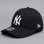 New Era MLB New York NY Yankees 9Forty Youth Kids Børne Caps Adjustable Justerbar Black White Sort Hvid 10879076