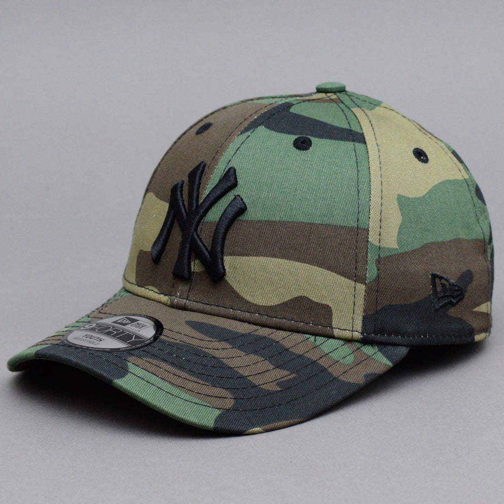 New Era MLB New York NY Yankees 9Forty Youth Kids Børne Caps Adjustable Justerbar Camo Camouflage 12053098