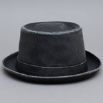 Stetson Odenton Pork Pie Cloth Hat Fedora Black Sort 1611101-1