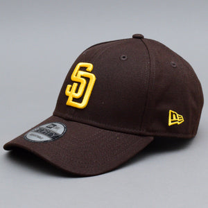 New Era MLB San Diego Padres 9Forty The League Adjustable Justerbar Brown Yellow Brun Gul 12351301