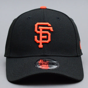 New Era MLB San Francisco Giants 9Forty The Leaguer Adjustable Justerbar Black Orange Sort 10047548