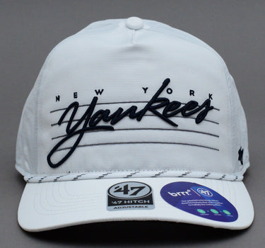 47 Brand MLB NY Yankees Downburst Snapback White Hvid B-DNBST17BBP-WH