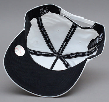 47 Brand MLB NY Yankees Downburst Snapback White Hvid B-DNBST17BBP-WH