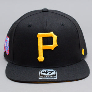 47 Brand MLB Pittsburgh Pirates Sure Shot Under Snapback Black Sort CWS-SRSUC20WBP-BK79