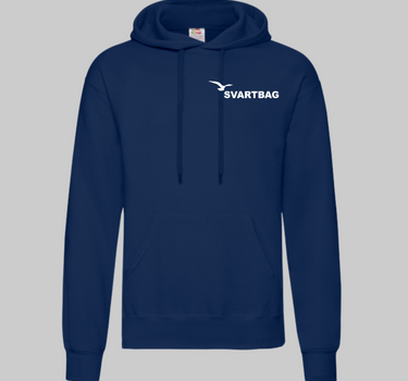 Fruit of the Loom - Svartbag Logo Tryk (Front og Back) - Classic Hooded Sweat - F421