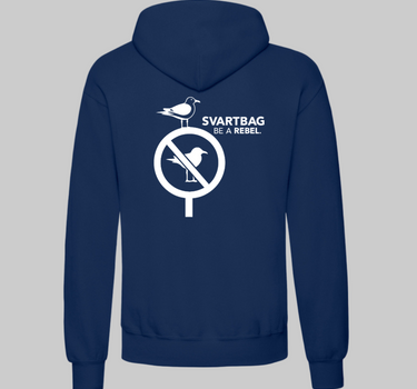 Fruit of the Loom - Svartbag Logo Tryk (Front og Back) - Classic Hooded Sweat - F421